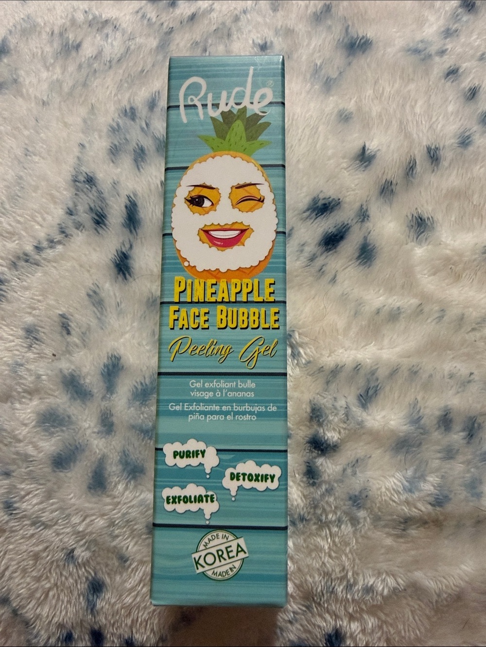 RUDE Pineapple Face Bubble Peeling Gel